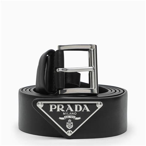 cintura nera uomo prada|Nuova collezione di cinture da uomo di Prada su FARFETCH.